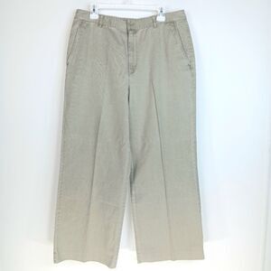 LAUREN RALPH LAUREN Women’s Chino Pants Pale Green Size 14 Relaxed Fit Straight